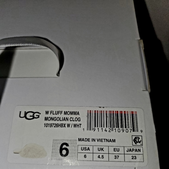 Ugg fluff Momma Mongolian Slipper Clog Sheepskin 6 - Picture 7 of 7